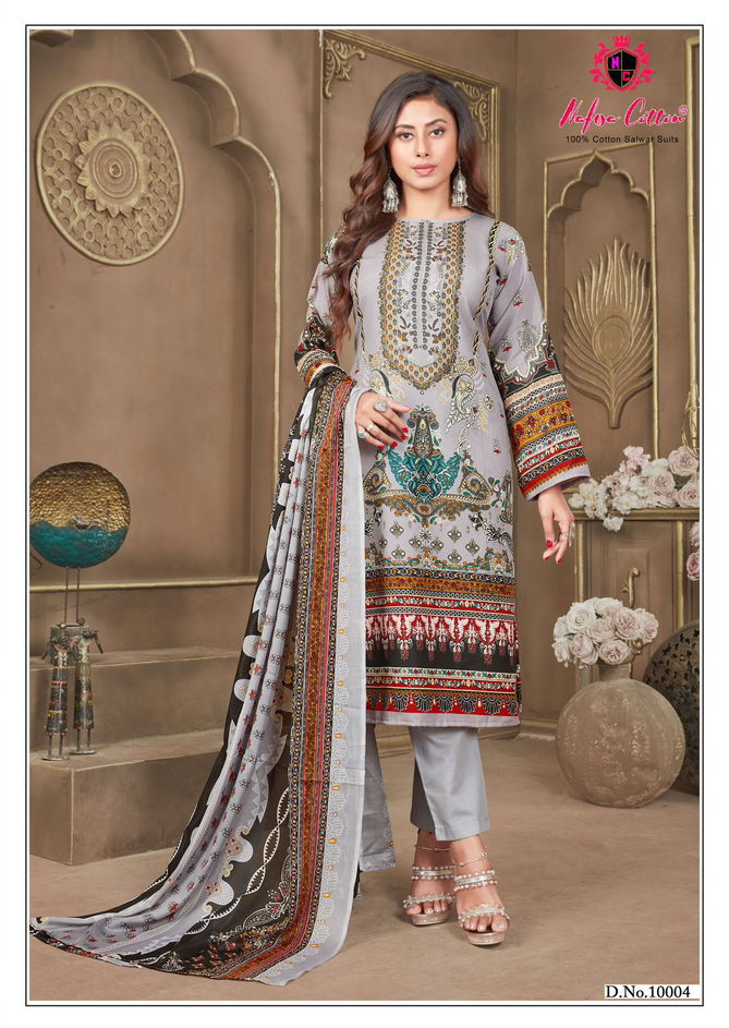 Safina Vol 10 By Nafisa Cotton Printed Pakistani Dress Material Wholesale Price In Surat
